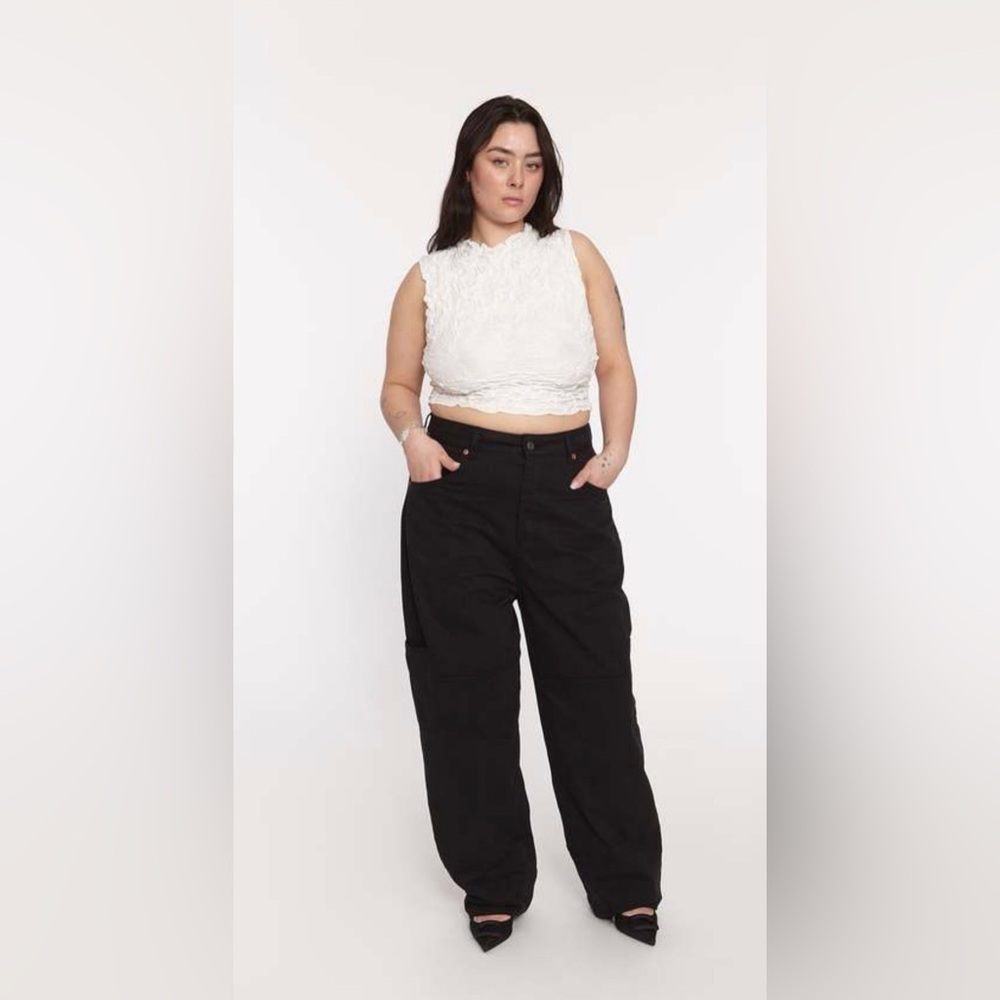 Decade Studio denim 100% cotton cargo pants
